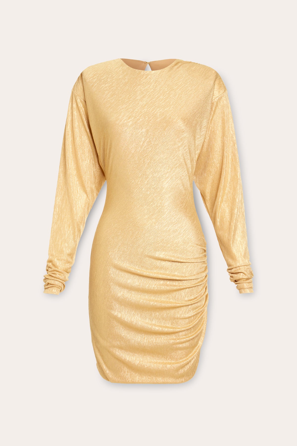 Celine Metallic Long Sleeve Mini Dress Celine Metallic Long Sleeve Mini Dress