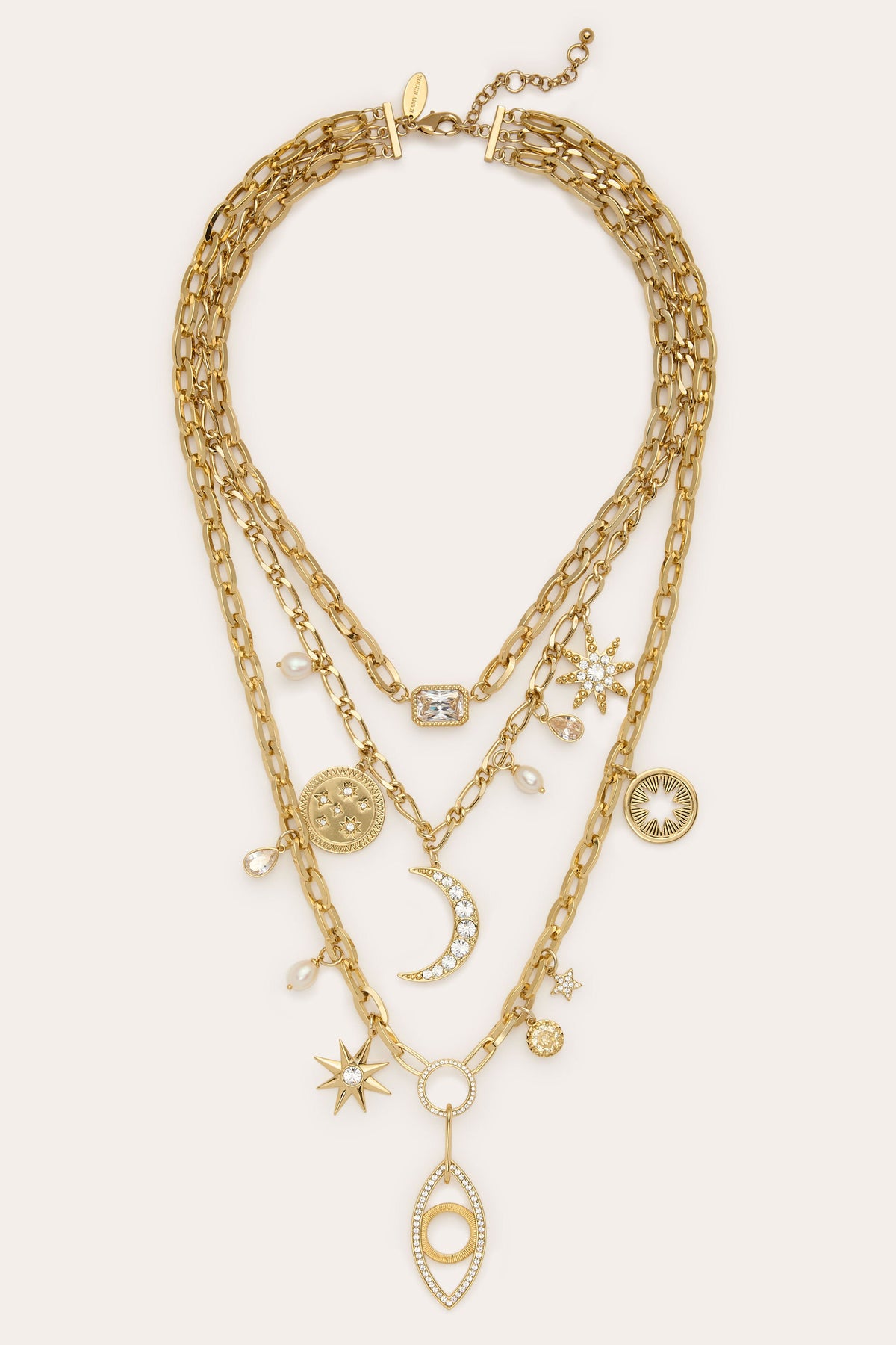 Kahleah Layered Charm Necklace view 1