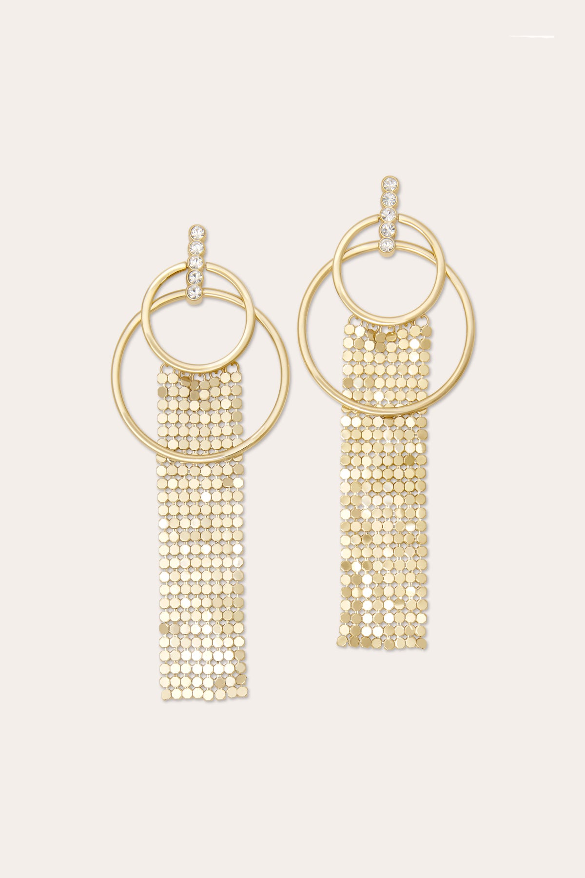 Nora Chain Mesh Earrings view 1