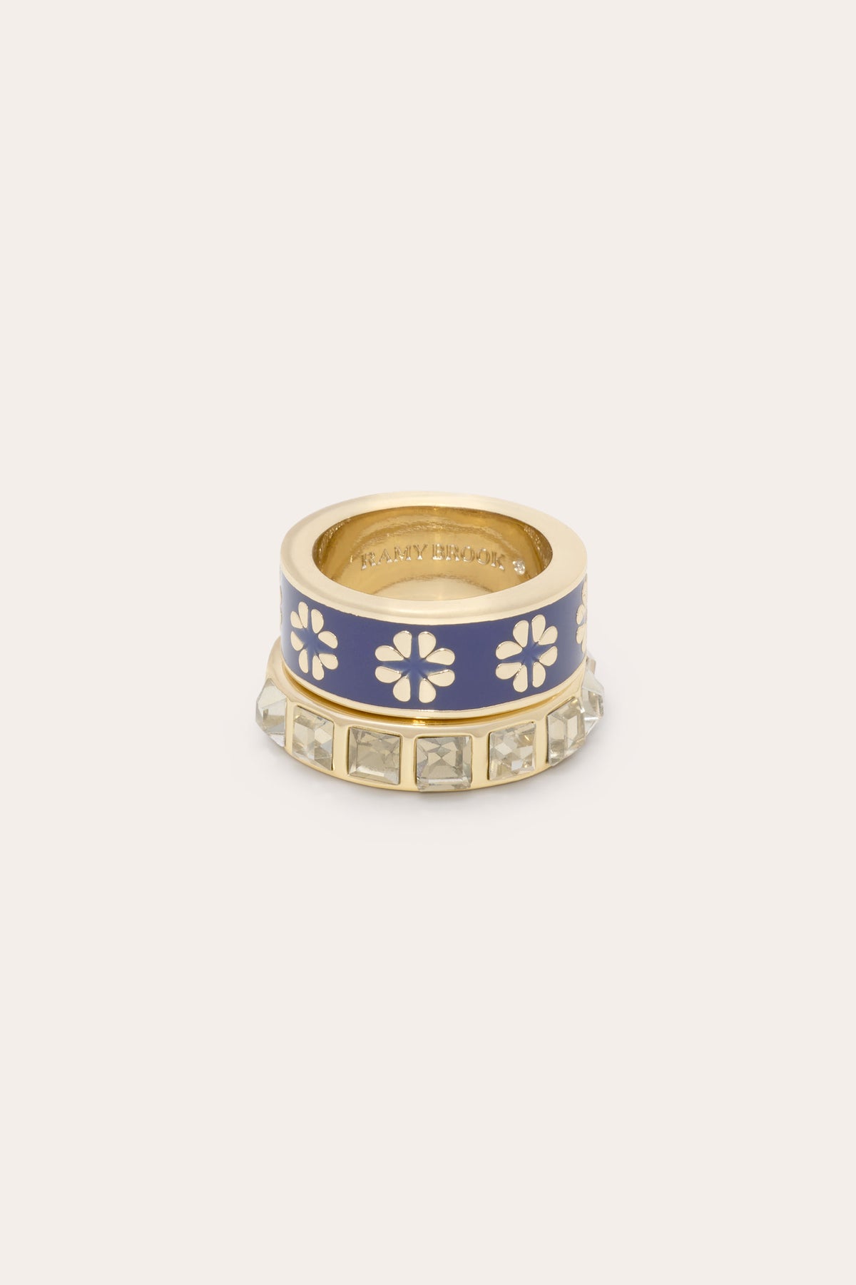 Aria Enamel Ring Set view 1