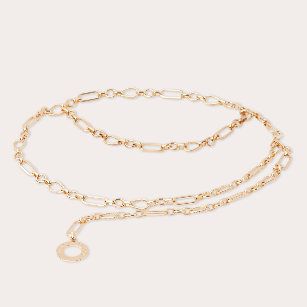 Kellie Chain Belt in gold | Ramy Brook display picture 1