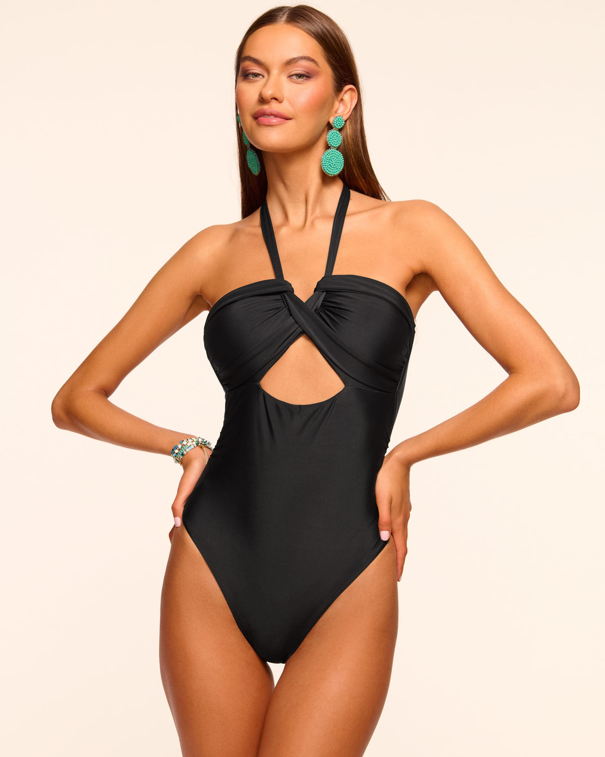 Arielle Convertible Bandeau One Piece Swimsuit view 1