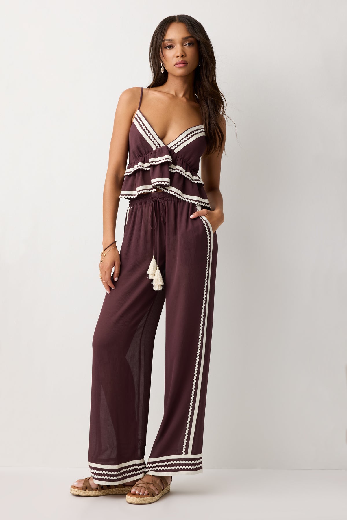 Ulara Embellished Coverup Pant view 1
