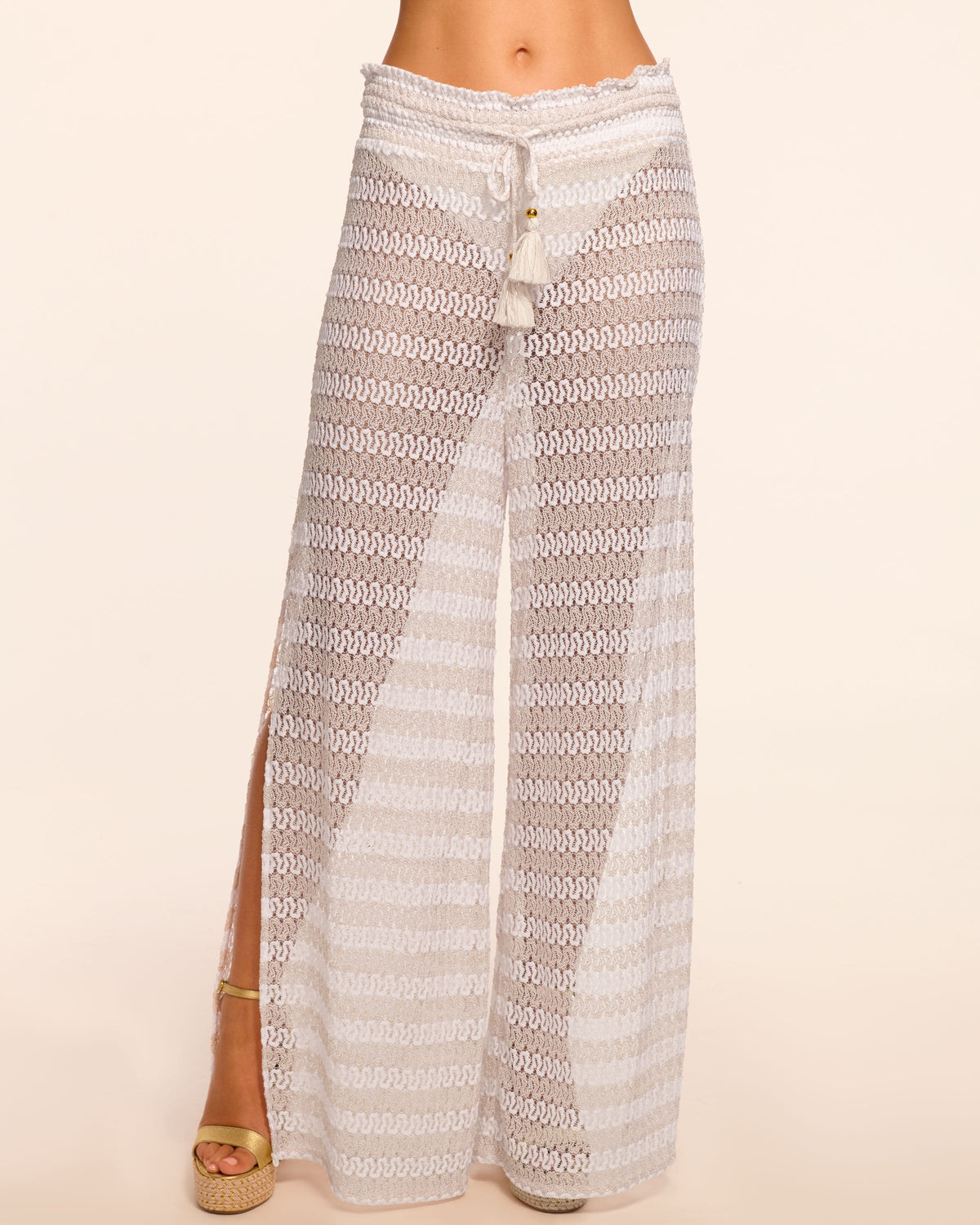 Glora Lurex Swirl Coverup Pant view 1