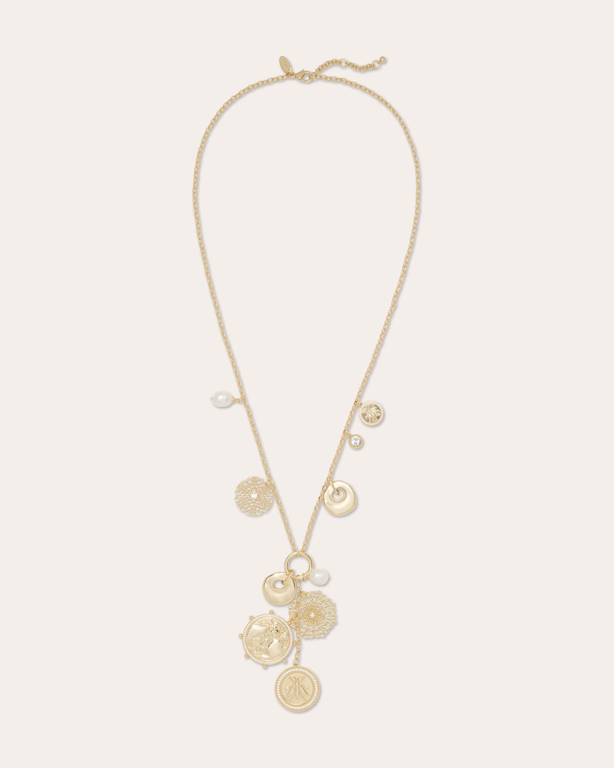 Selena Medallion Charm Necklace view 1