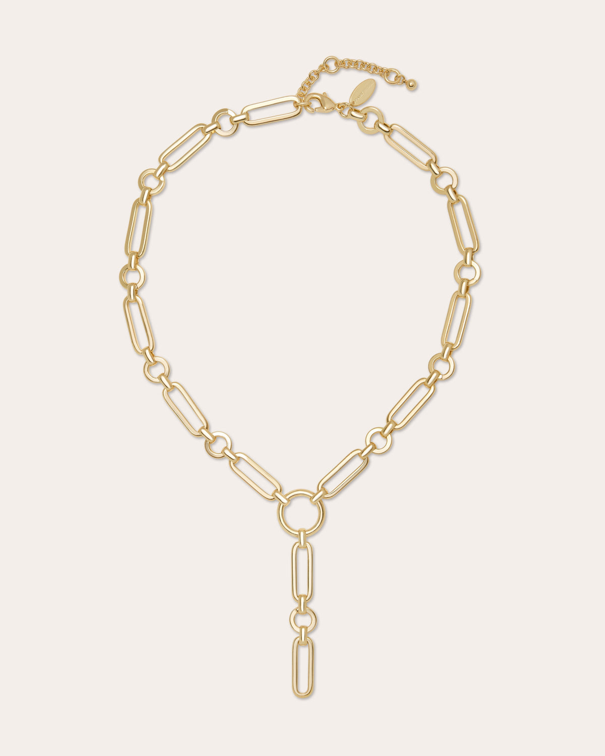 Cara Chain Lariat Necklace view 1