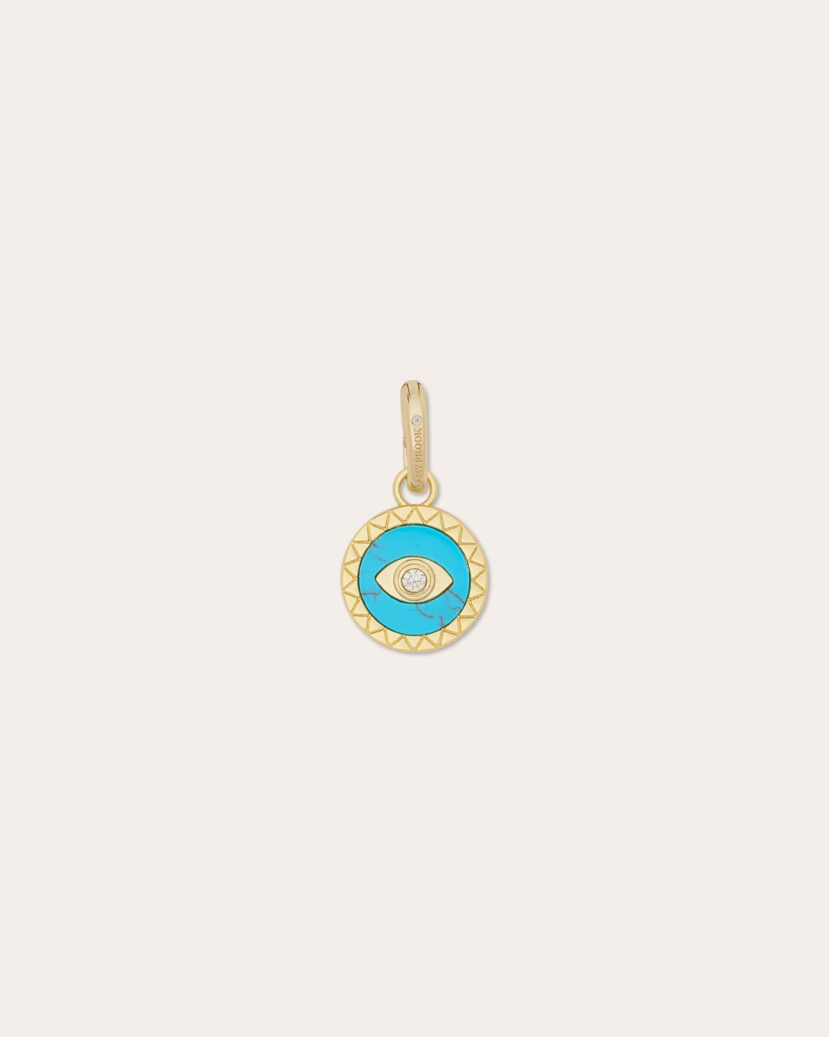 Turqouise Evil Eye Charm view 1
