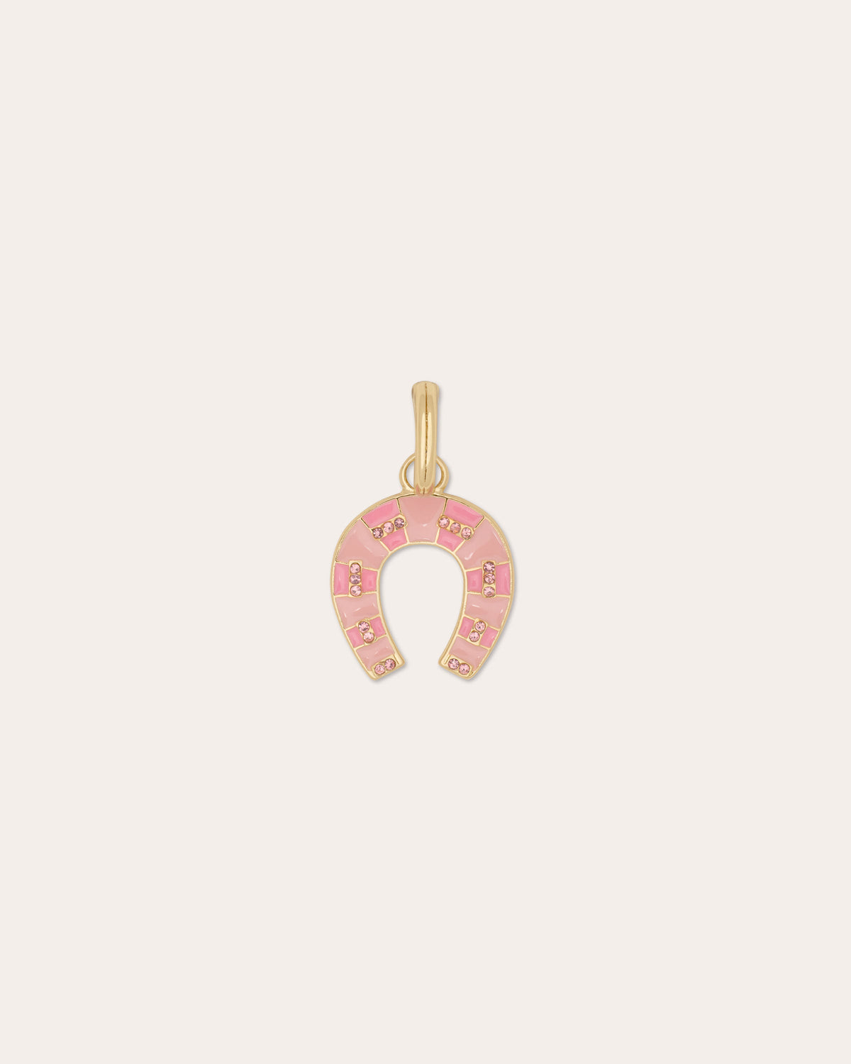 Enamel Horseshoe Charm view 1