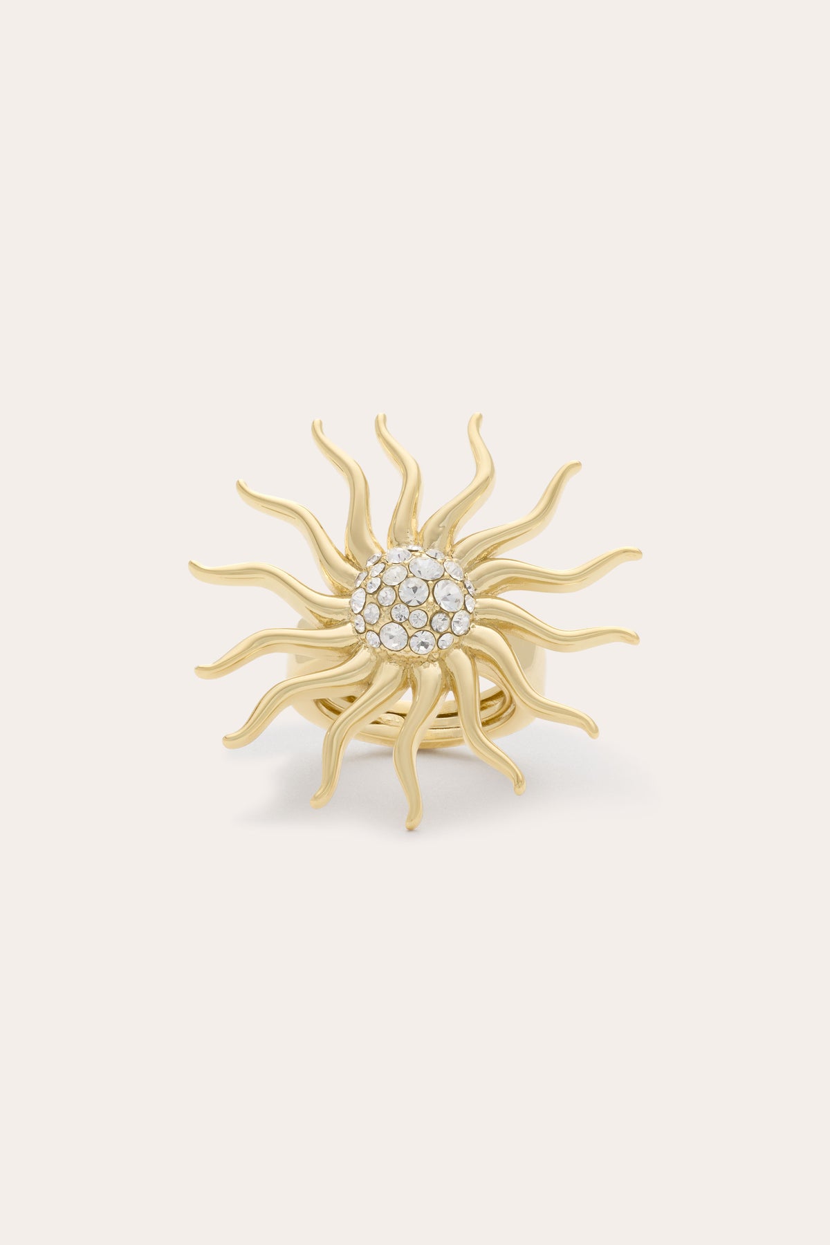 Serra Pave Sunburst Ring view 1
