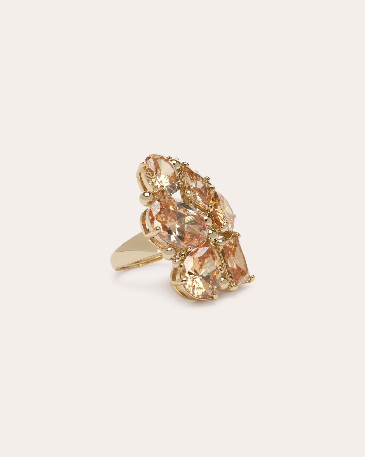 Lizzy Gemstone Cocktail Ring view 1