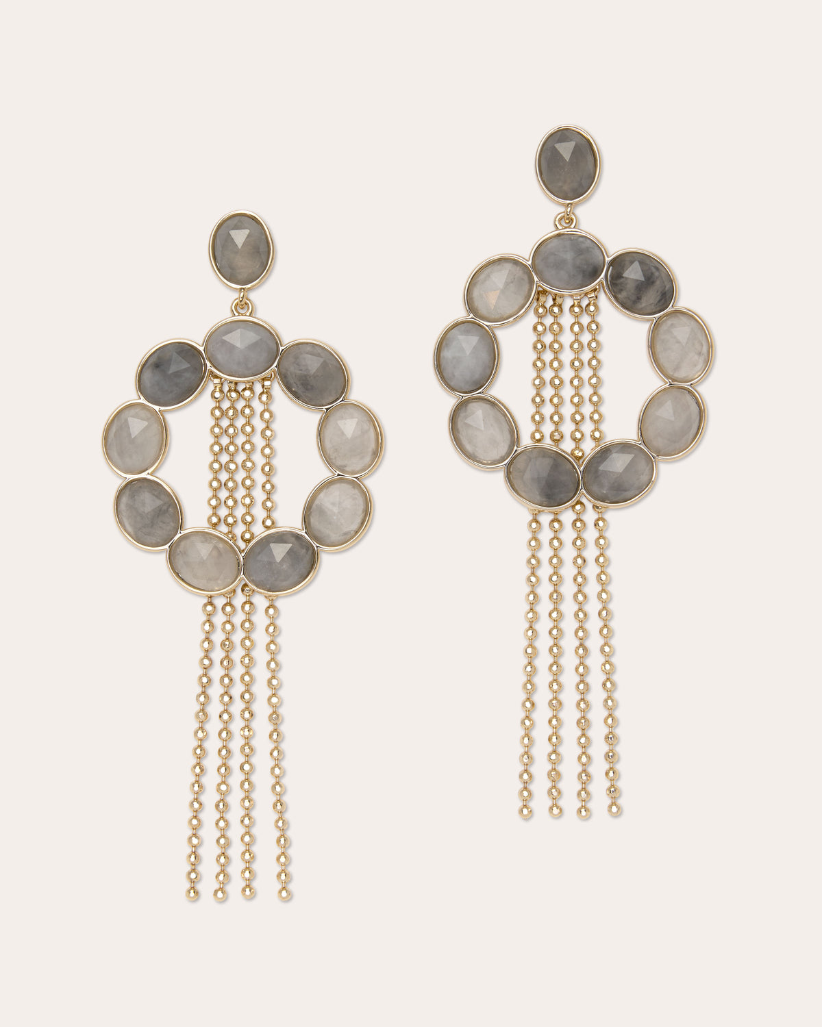 Lizza Smoky Quartz Earrings view 1