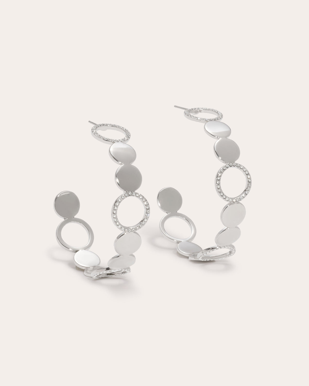 Tash Sparkle Hoop Earrings view 1