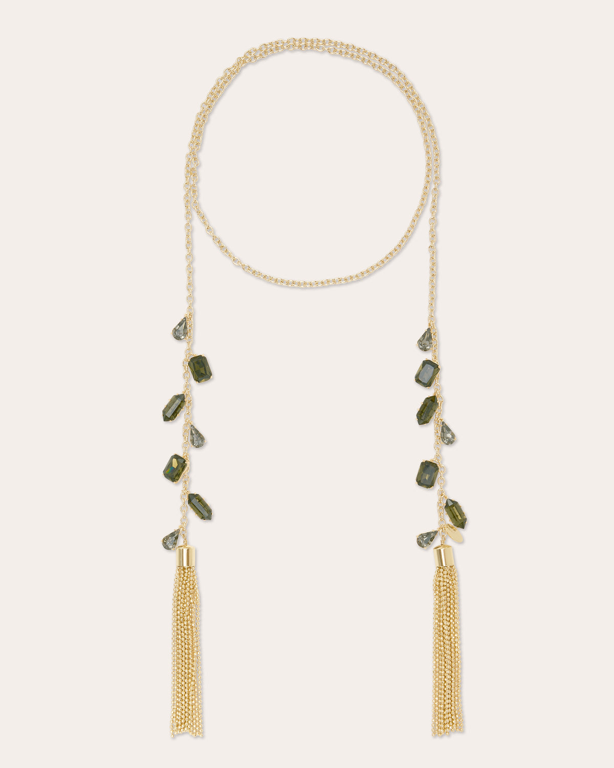 Alanna Stone Tie Lariat Necklace view 1