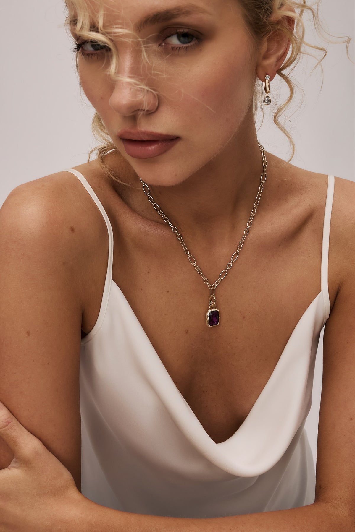 Ciera Birthstone Necklace view 1
