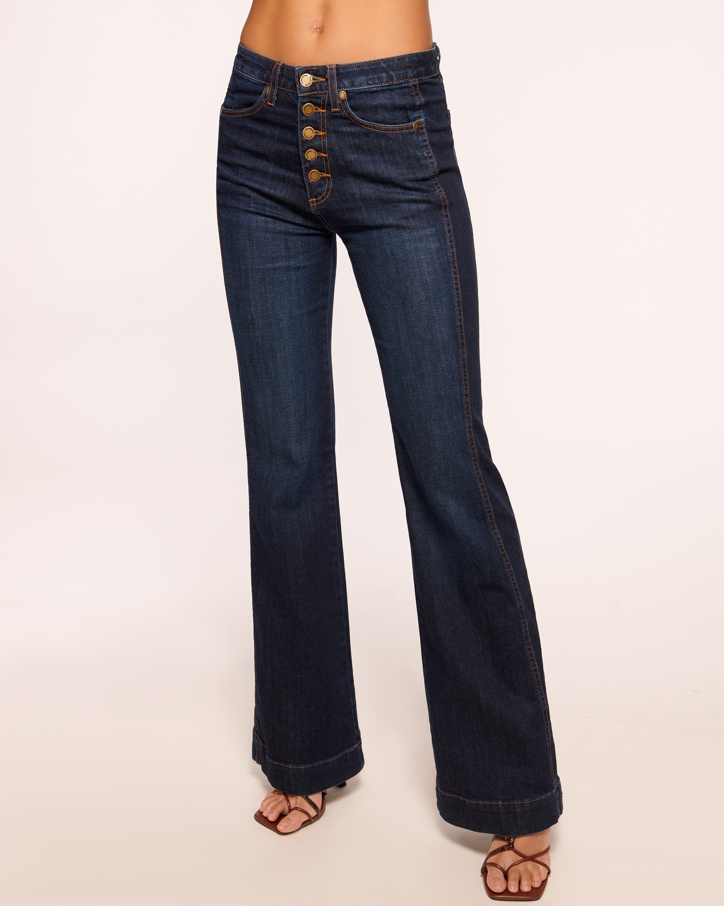 Tatum Wide Leg Jean in light wash | Ramy Brook