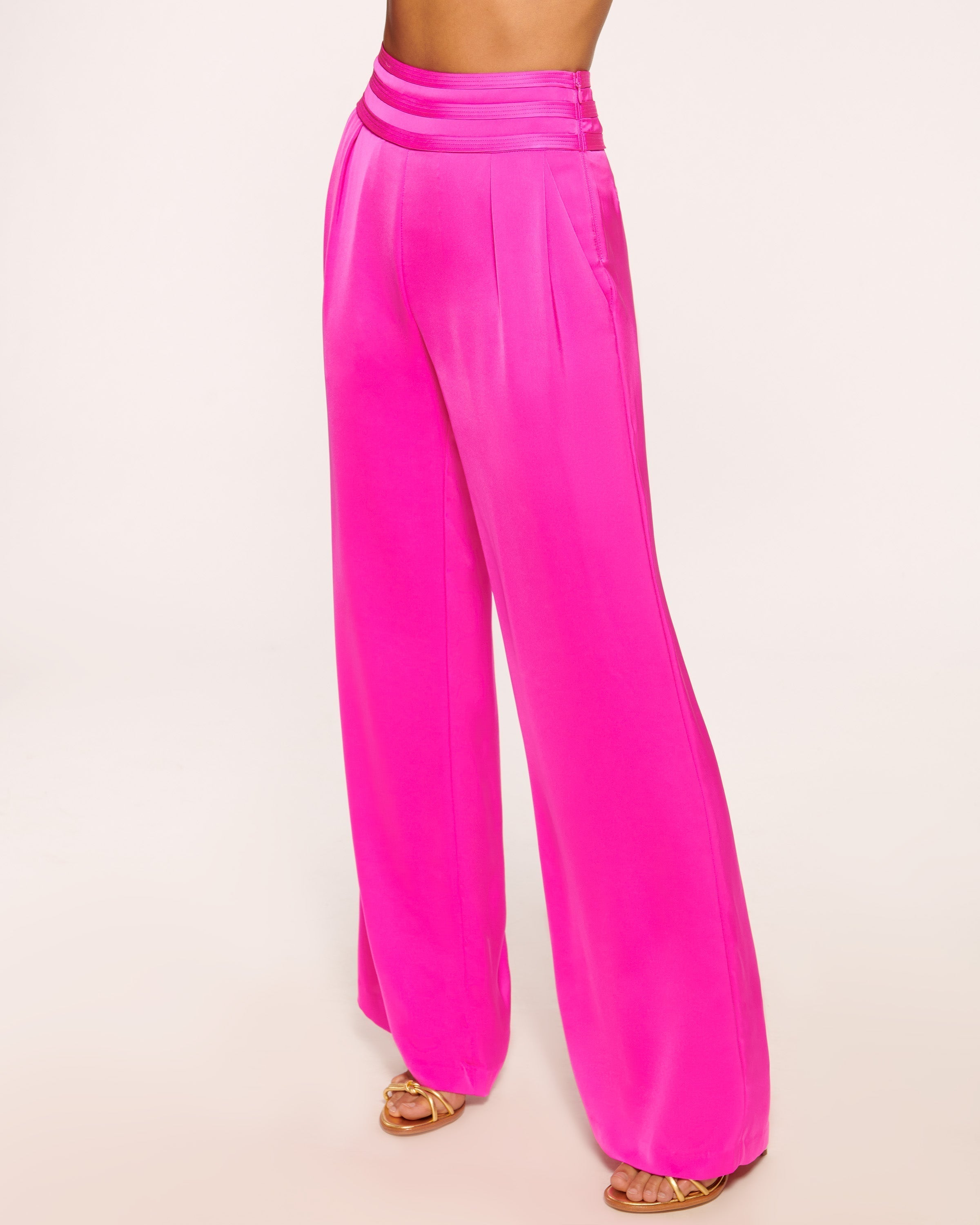 Joss Cropped Wide Leg Pant in black | Ramy Brook