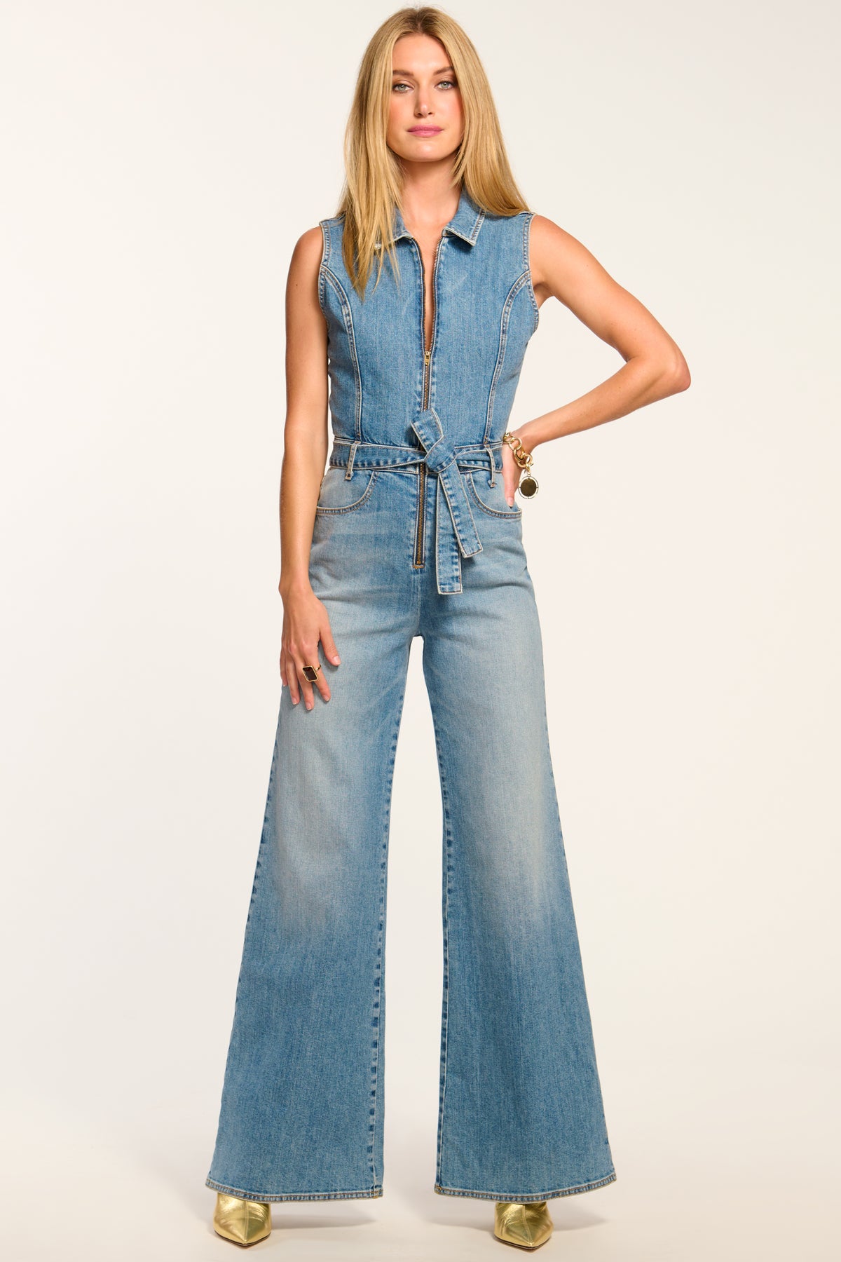 Jemma Denim Jumpsuit view 1