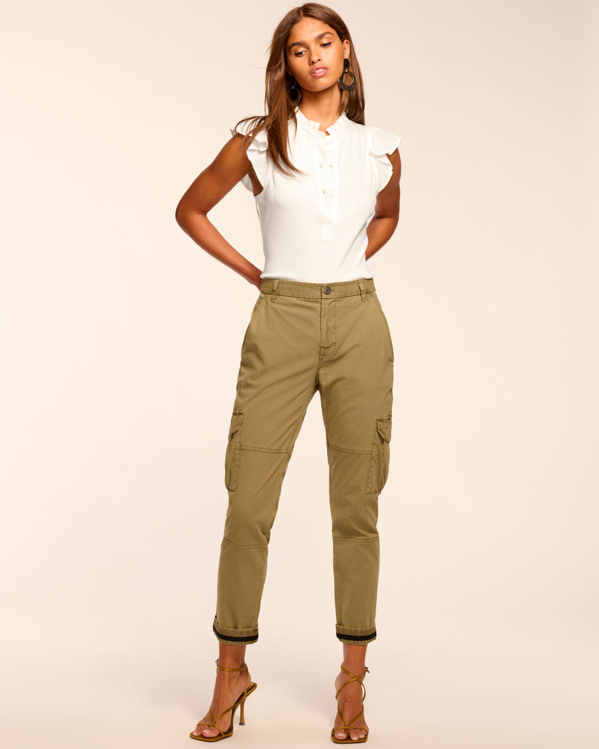 Isabelle Canvas Ankle Length Pant view 1
