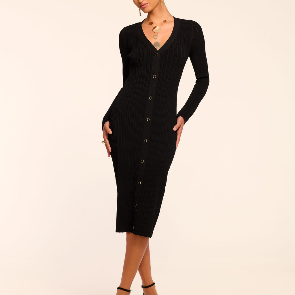 corina bud blue dress Ladivine CDS538 – Mia Bella The Label premium fabrics color:charcoal Short sleeves Dua Lipa celebrates birthday