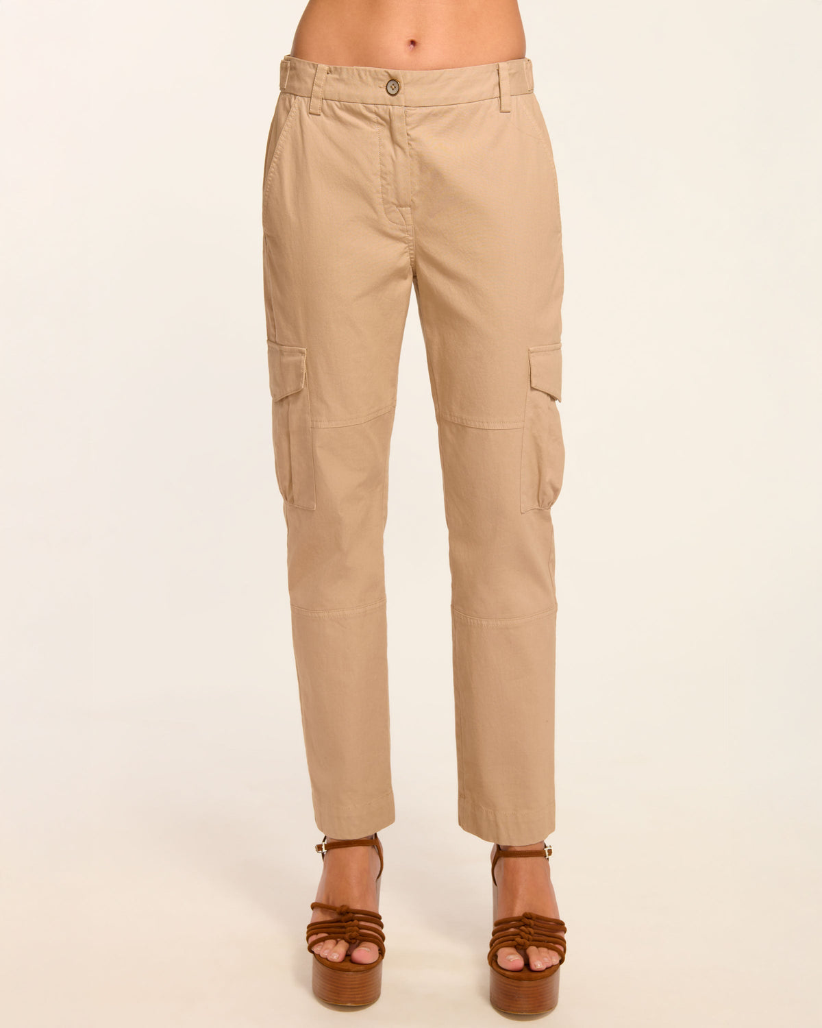 Isabelle Canvas Ankle Length Pant view 1