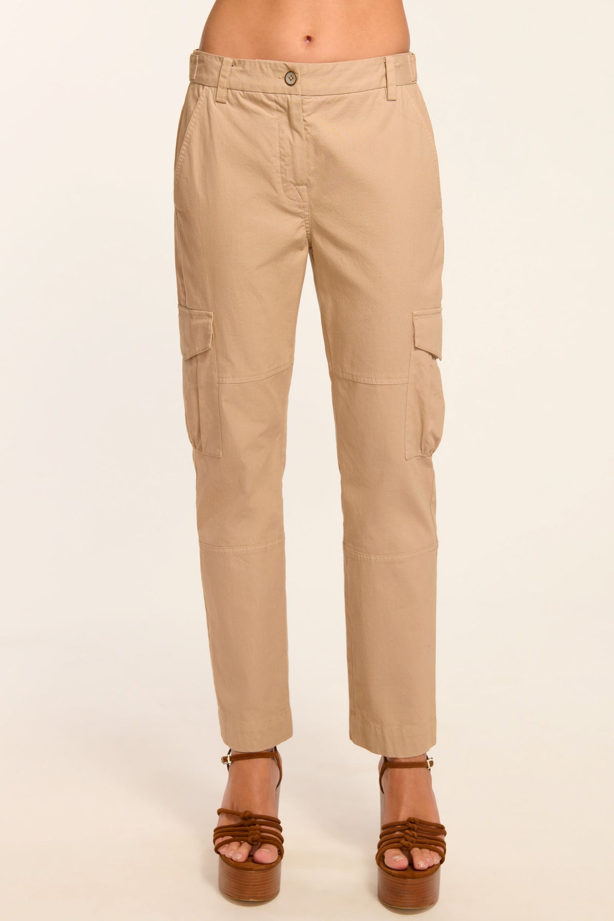 Isabelle Canvas Ankle Length Pant view 1