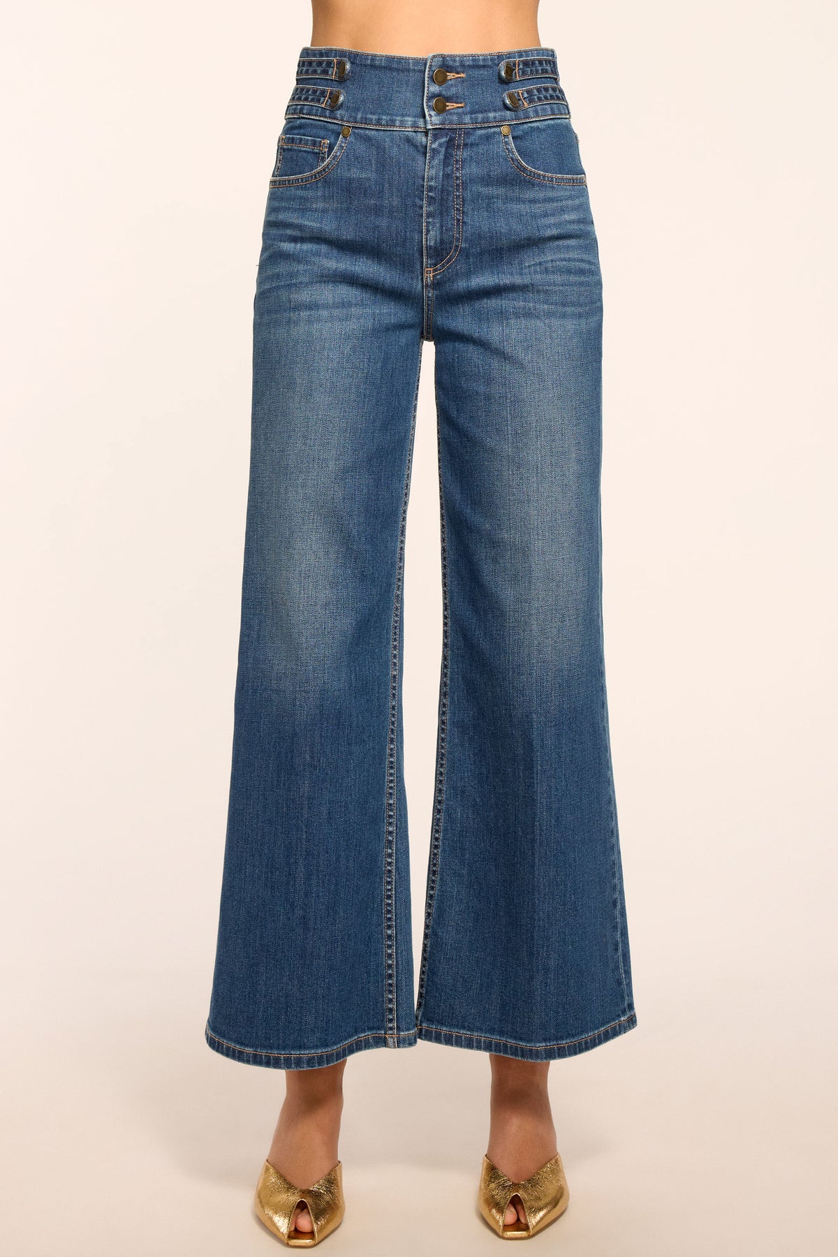 Liv Cropped Wide Leg Jean view 1