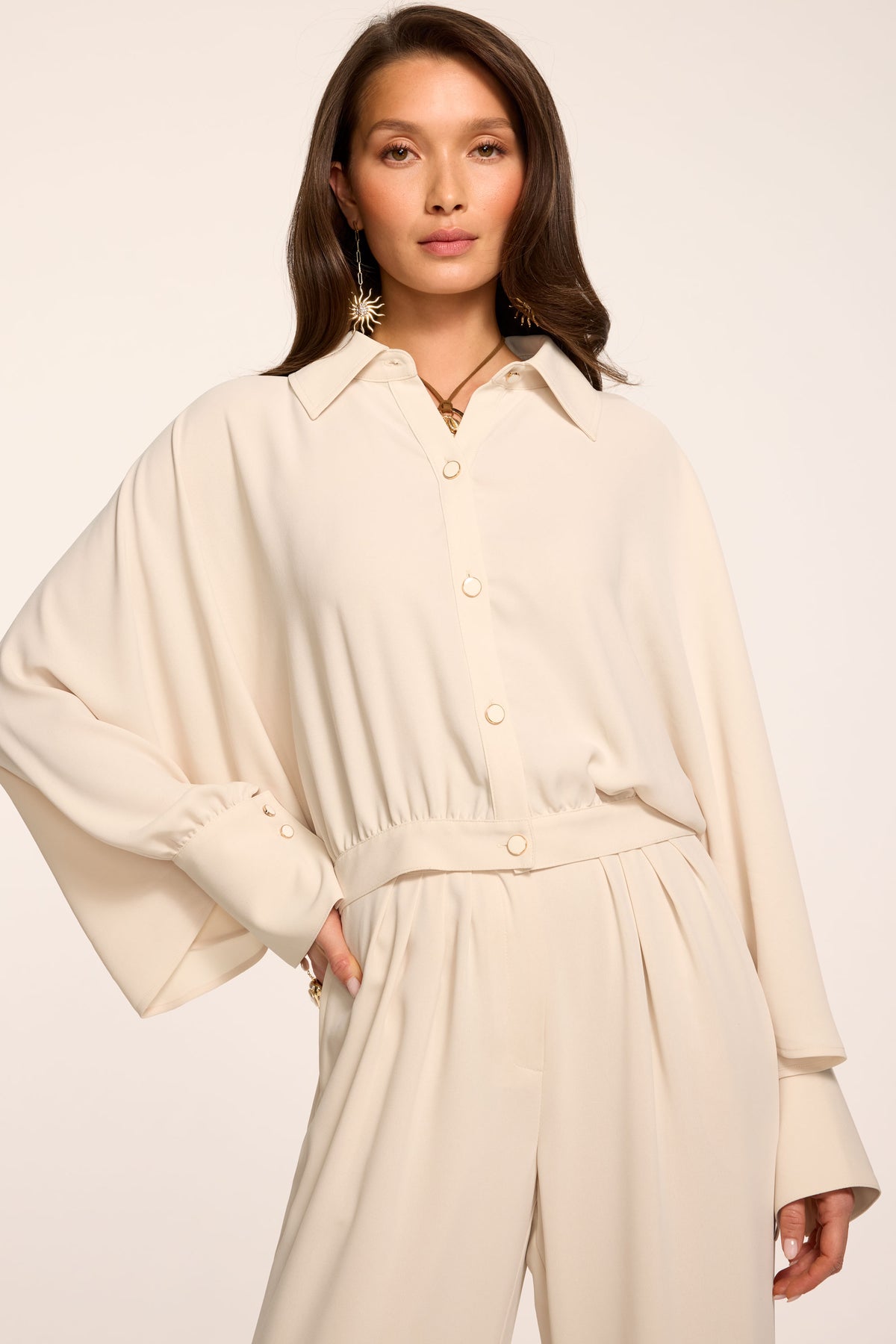 Lilliana Button Down Top view 1
