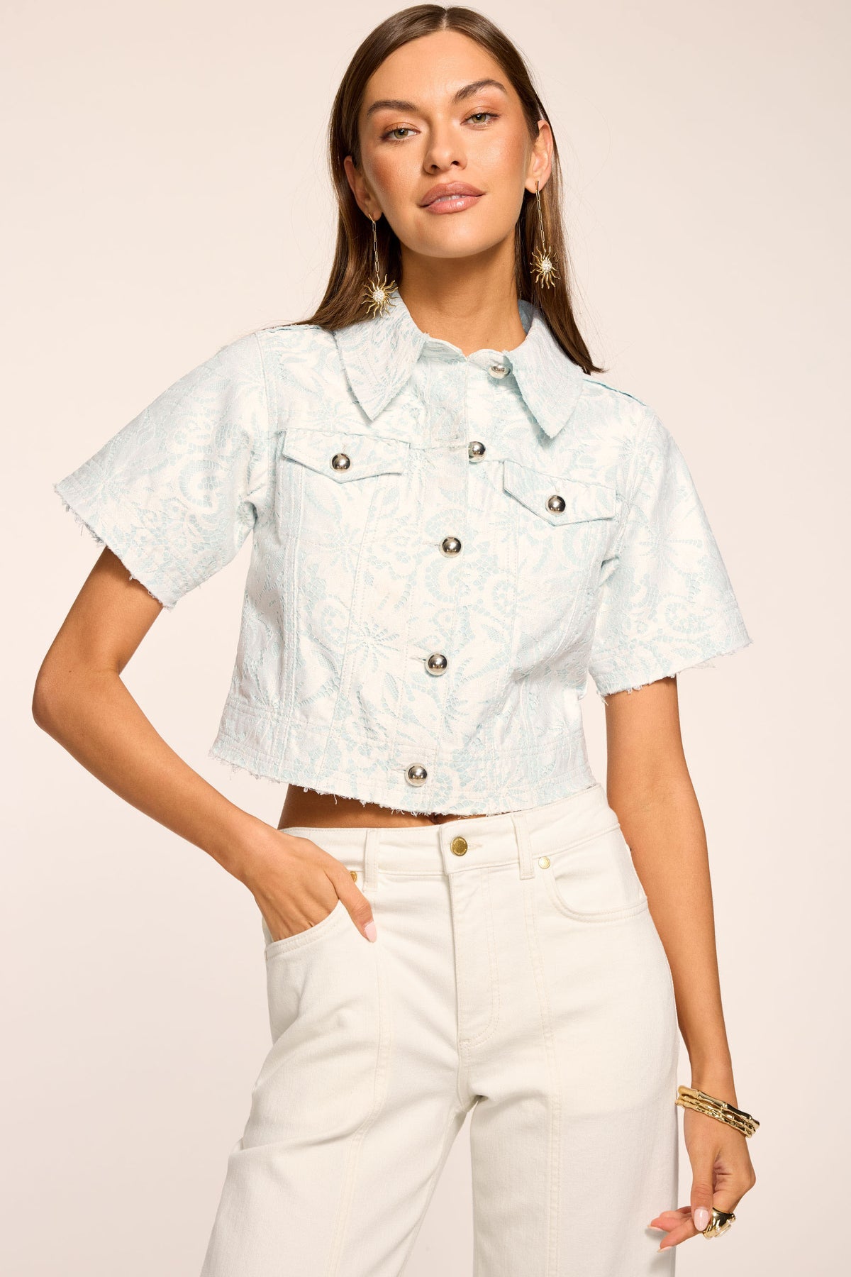 Winnie Lace Cropped Jacket view 1