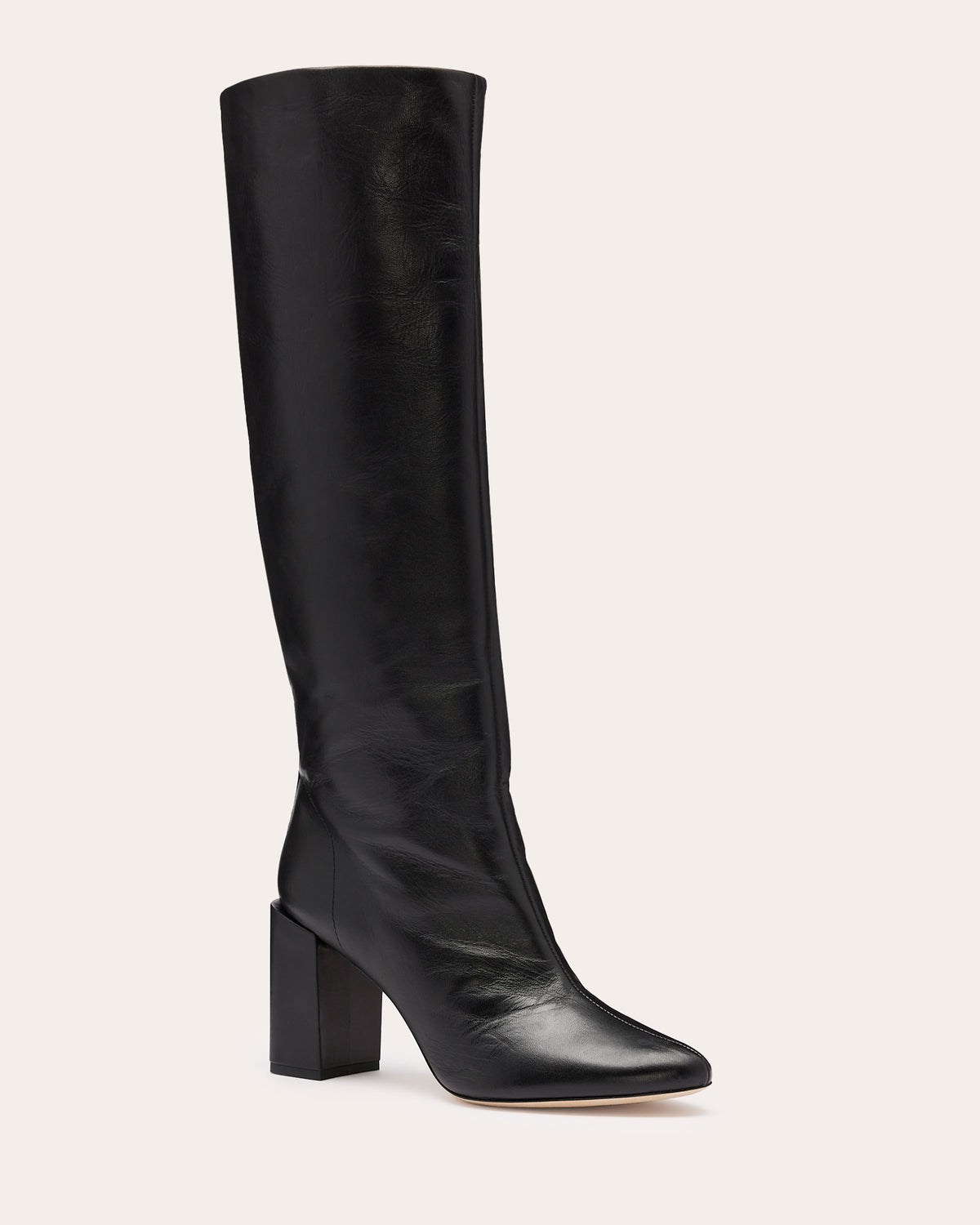 Bo Leather Heeled Boots view 1