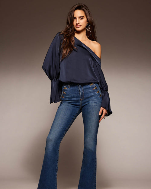 Helena High-Rise Flare Jean view 5