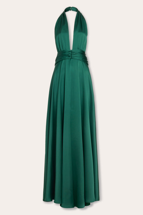 Jasmine Plunging Halter Gown view 5