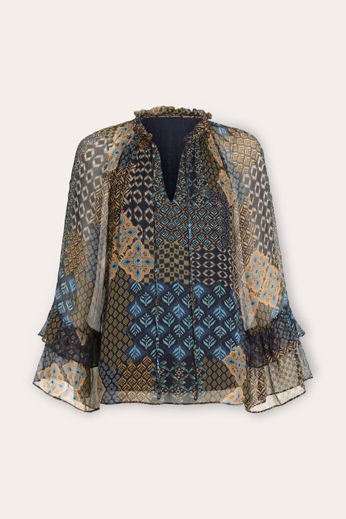 Anya Printed Top view 5
