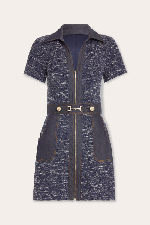 Darla Tweed Mini Dress view 6