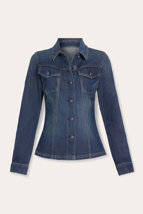 Dani Fitted Denim Jacket view 6
