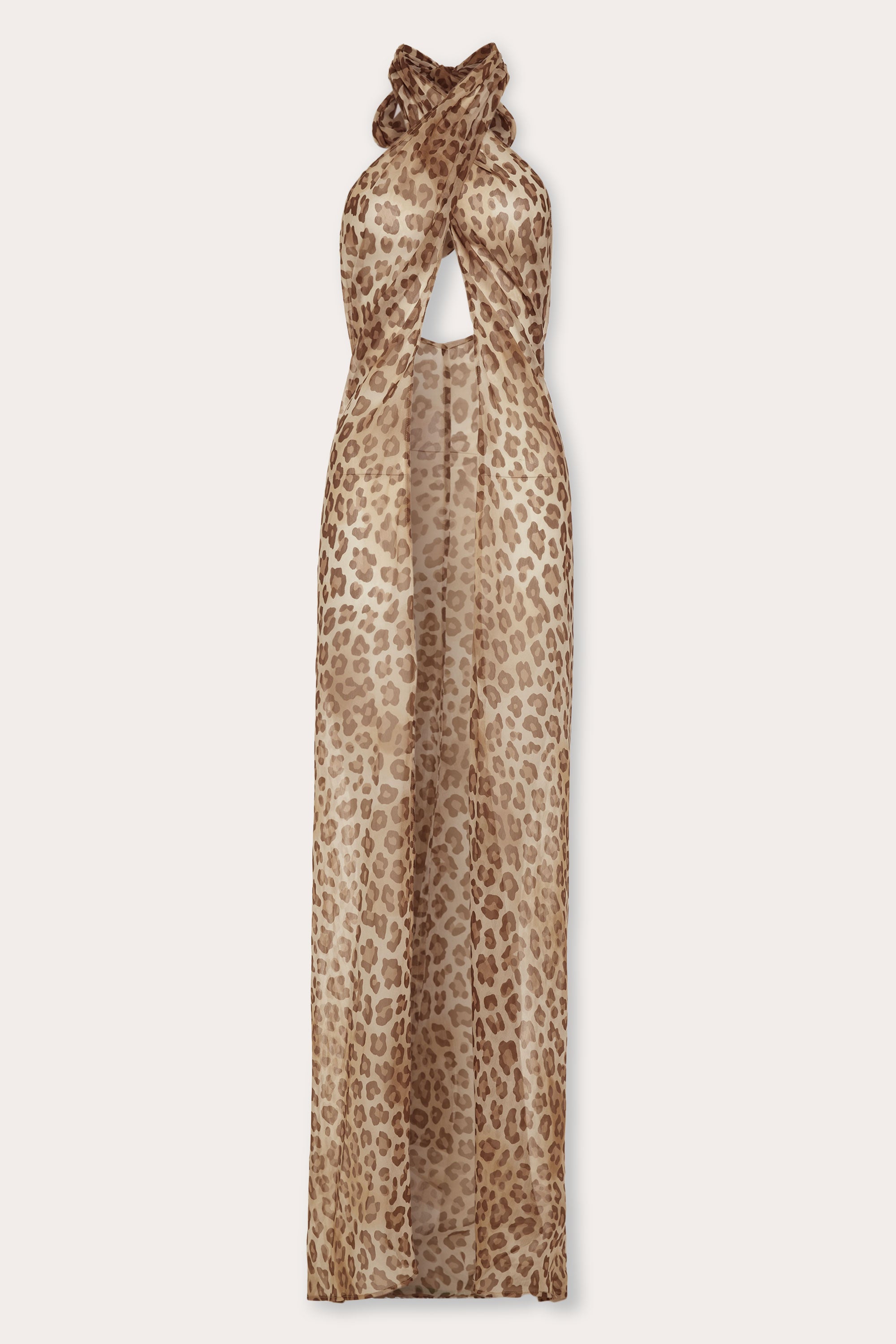 Convertible Printed Coverup Aari in light leopard | Ramy Brook