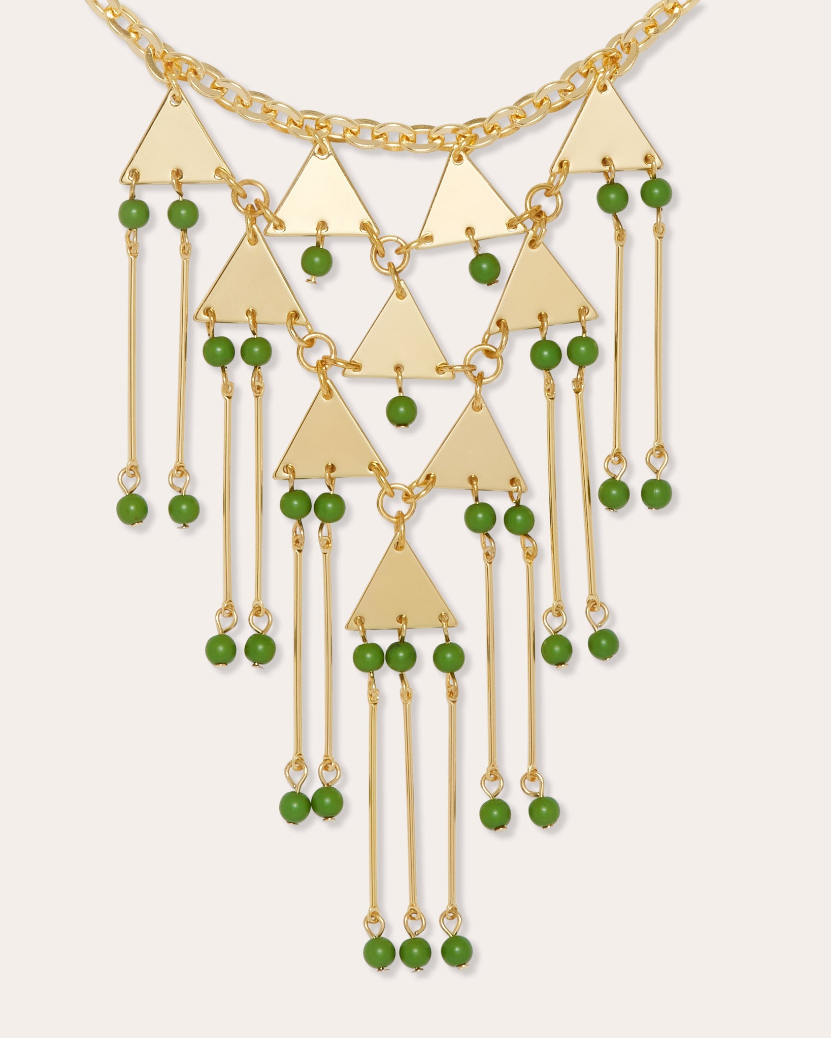 Chaya Waterfall Necklace in gold | Ramy Brook