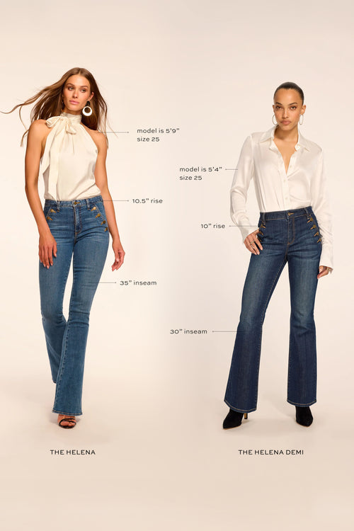 Helena High-Rise Flare Jean view 7