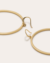 Carrie Hoop Earrings Gold - Ramy Brook