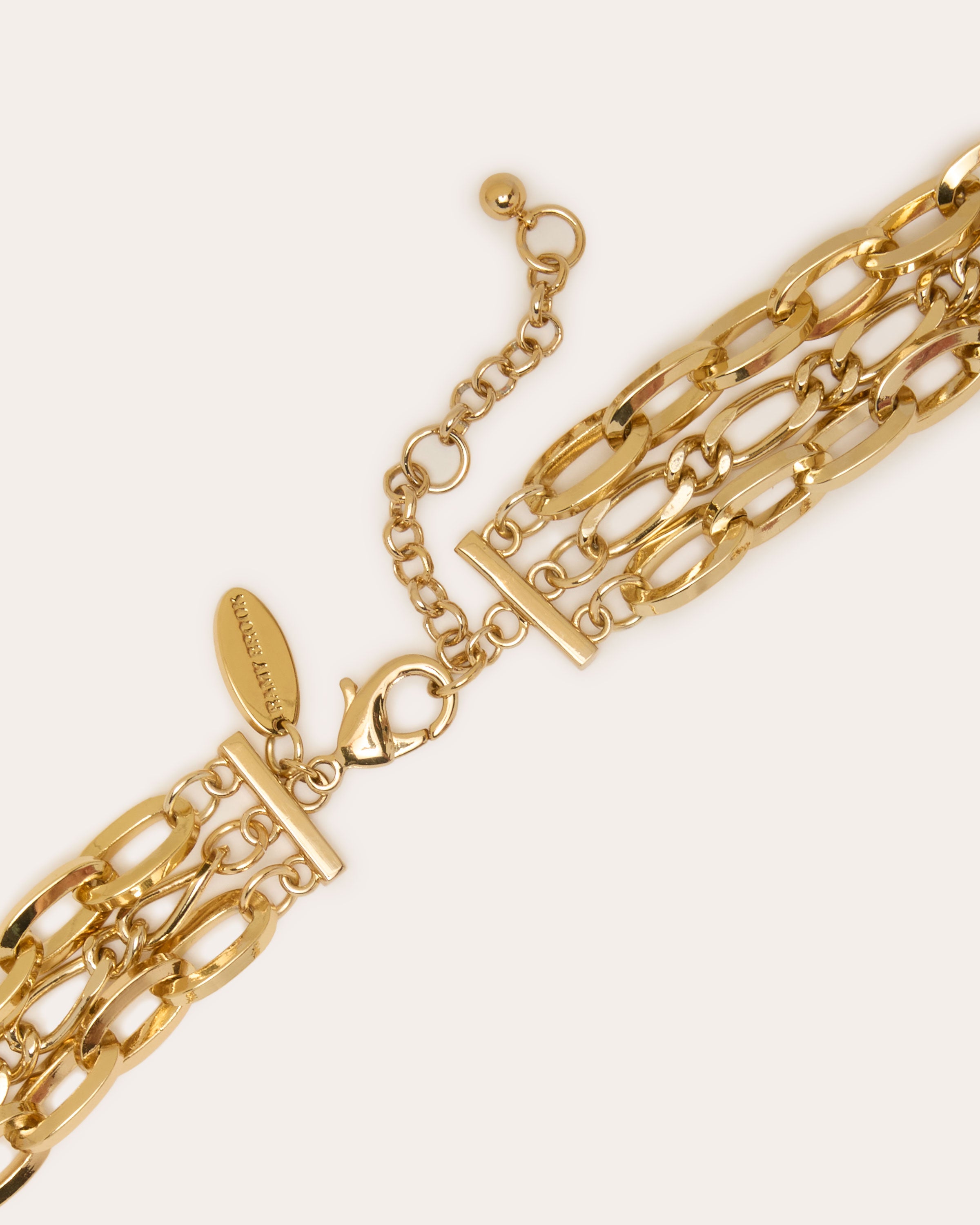 Kahleah Layered Charm Necklace in gold | Ramy Brook