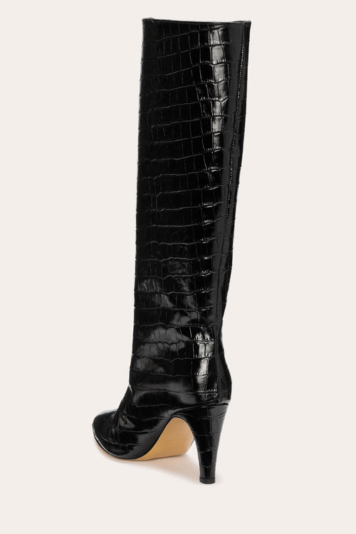 Sofia Heeled Croc Boot view 6