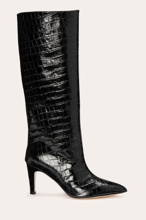 Sofia Heeled Croc Boot view 2
