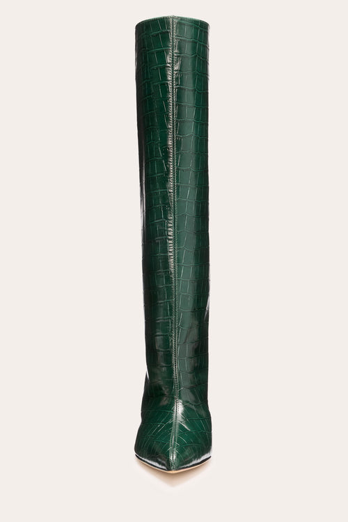 Sofia Heeled Croc Boot view 5