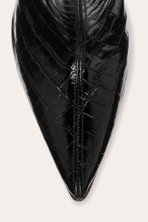 Sofia Heeled Croc Boot view 4
