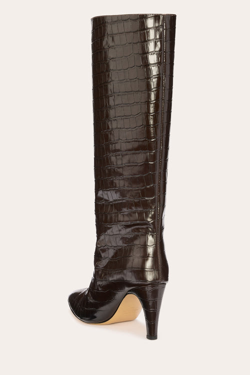 Sofia Heeled Croc Boot view 6