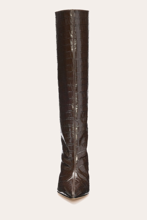 Sofia Heeled Croc Boot view 5