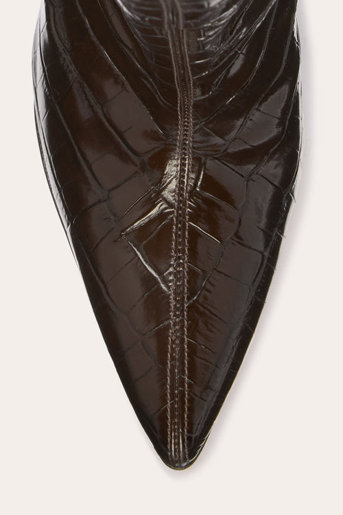 Sofia Heeled Croc Boot view 4