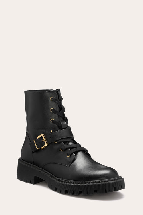 Juliette Buckled Combat Boot view 1