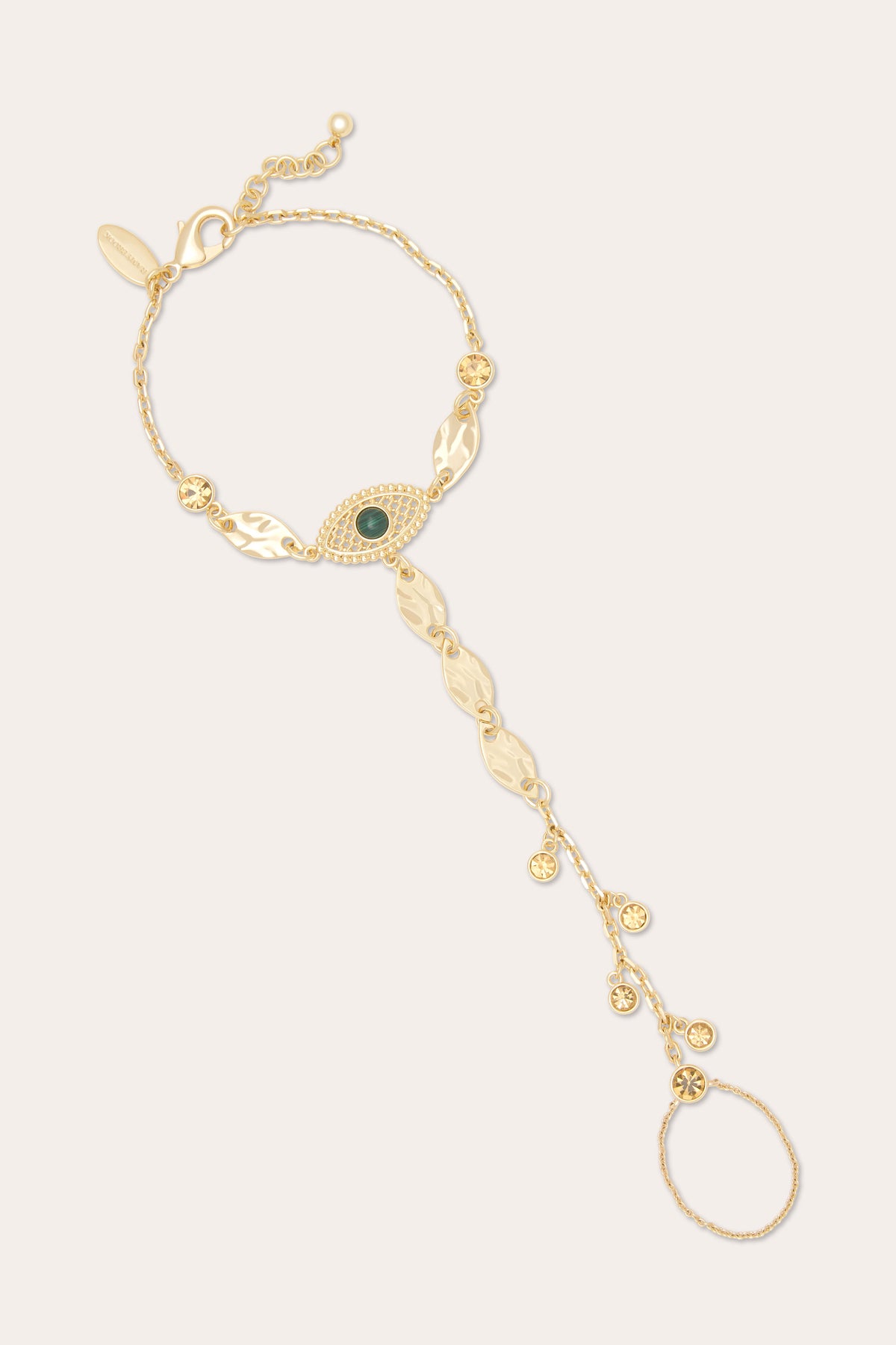 Cleo Embellished Hand Chain view 1