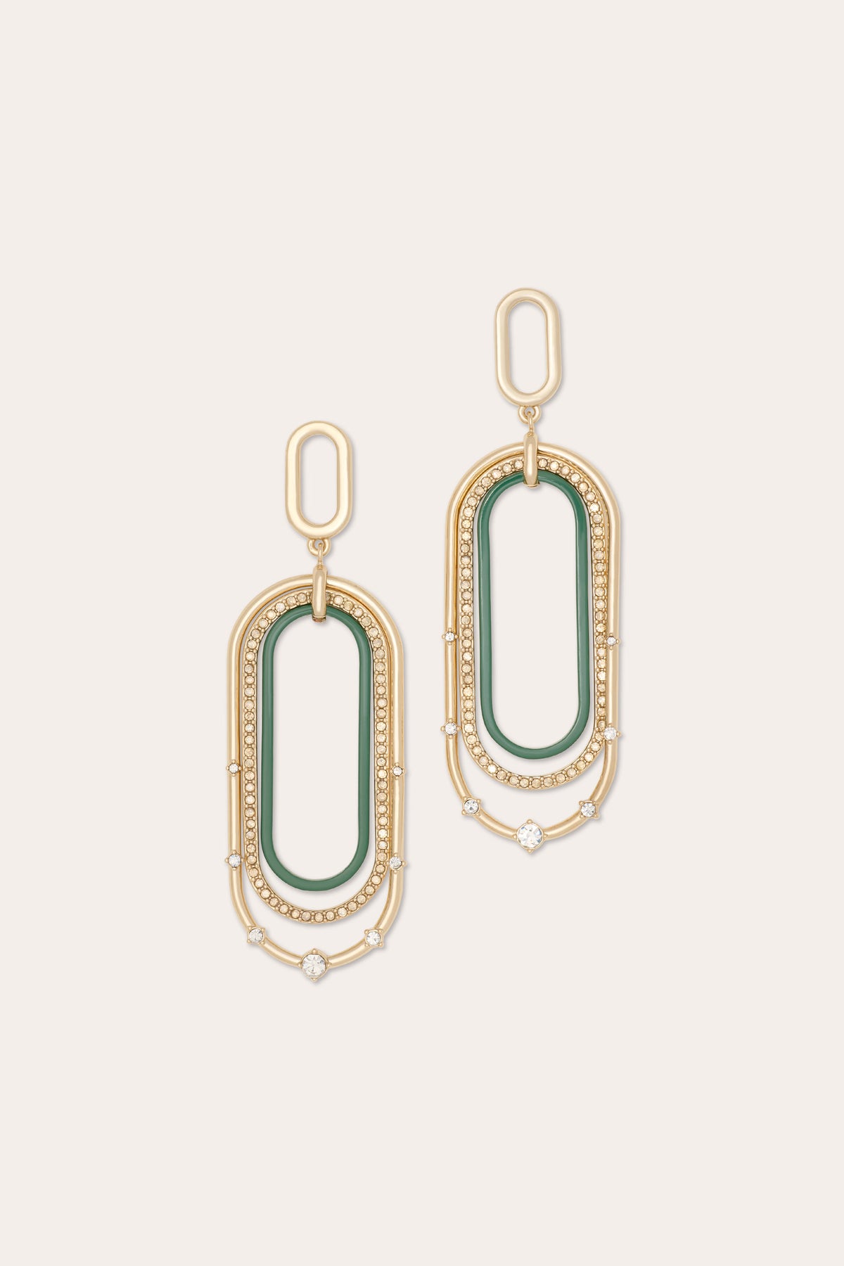 Mila Crystal Earrings view 1