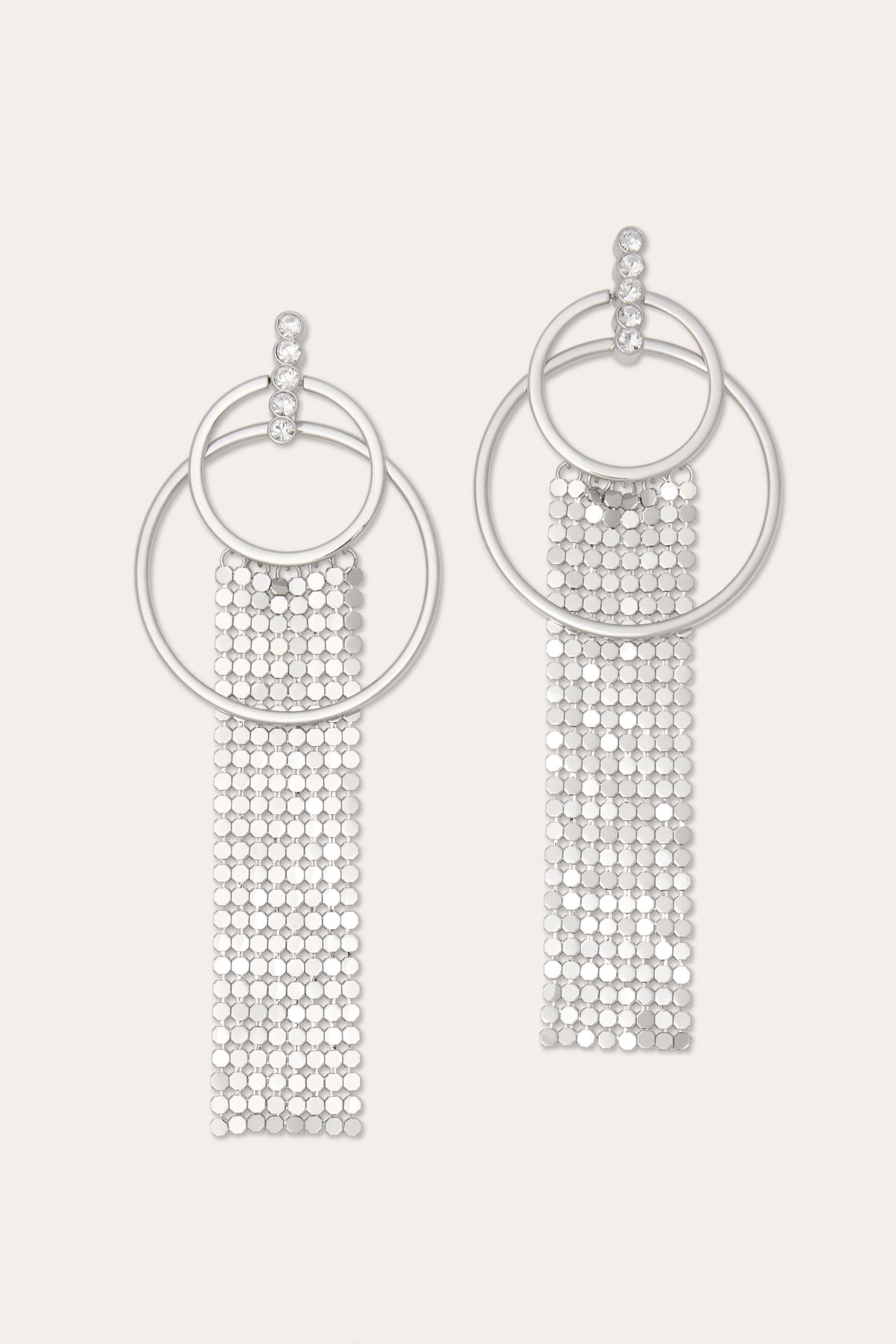Nora Chain Mesh Earrings view 1